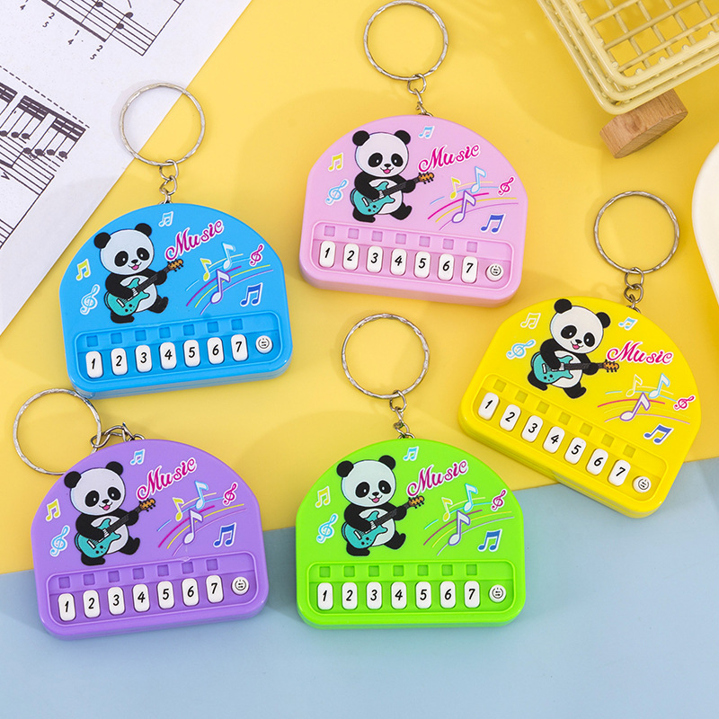 Мини ручное пиано, детский электронный клавишный инструмент, может играть, светящийся, креативный, высокоценный брелок, маленькая игрушка