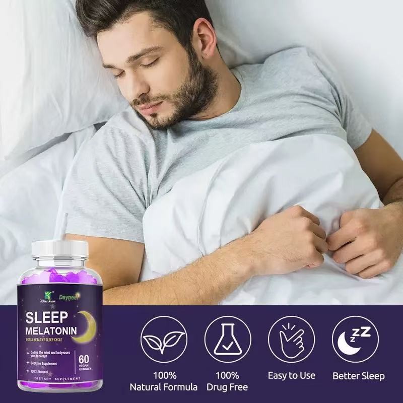 Cross-Border E-Commerce Sleep Improvement Improve Sleep Melatonin Gummies