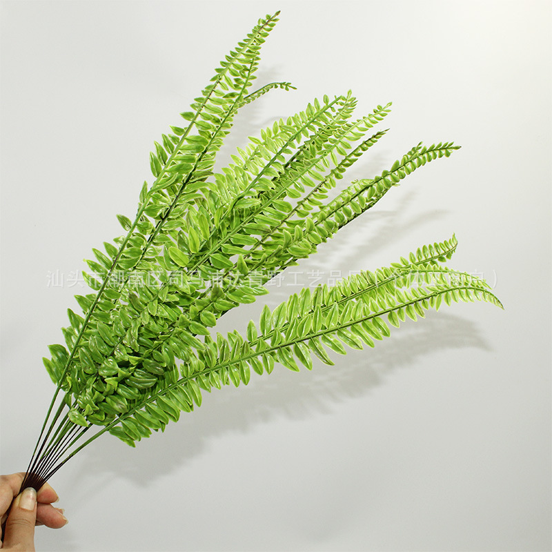 Amazon's Popular Simulated Pine Needle Aquatic Accessories Cross-Border Christmas Aquatic Decoration Accessories Simulated Leaves