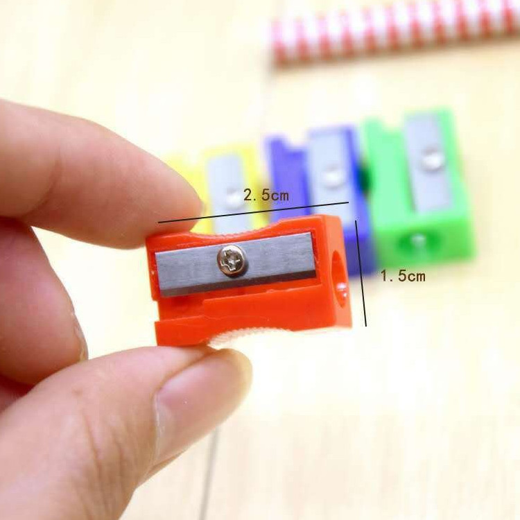 Plastic Rectangular Pencil Sharpener Student Pencil Sharpener 641 Pencil Sharpener Pencil Sharpener Single Hole Pencil Sharpener