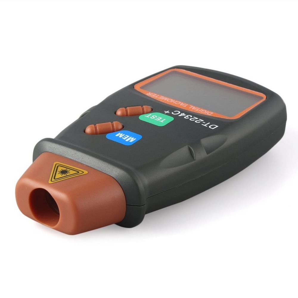 Digital Display Laser Speedometer Laser Tachometer Non-Contact Digital Display Tachometer Handheld Photoelectric Tachometer