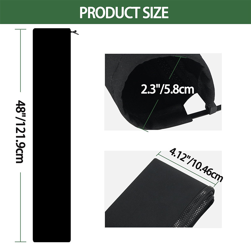 Сумка для моторного кабеля для морских перевозок, защитная оболочка для проводов, портативная неопрена с застежкой-молнией