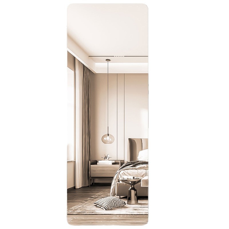 Soft Mirror Wall-Mounted Self-Adhesive Acrylic Full-Body Dressing Mirror Home High-Definition Imaging Wall Paste Mirror Fitting Mirror