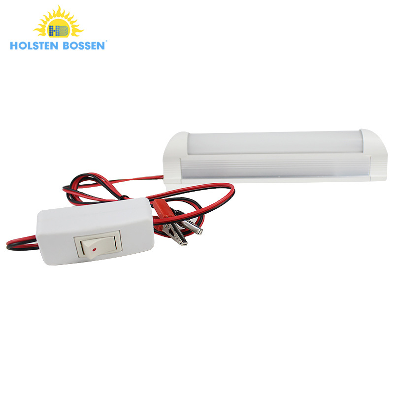 Dc12V T8 Tube Light Integrated Light Box for Foreign Trade Cross-Border Hot-Selling Night Market Booth Led Clip-On Fluorescent Tube Super Bright