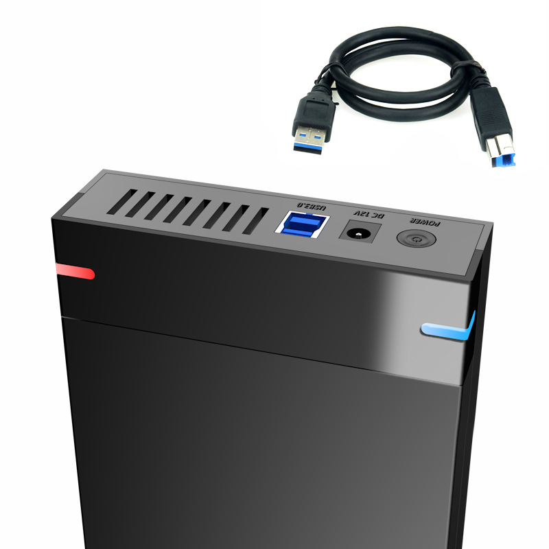 3.5inch Serial Port Desktop Hard Drive Usb3.0 High-Speed Transmission Tool-Free External Mobile Hard Drive Box