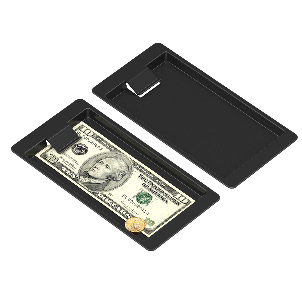20 * 10CM plastic coin tray coin tray storage tray Bill tray bill holder money tray