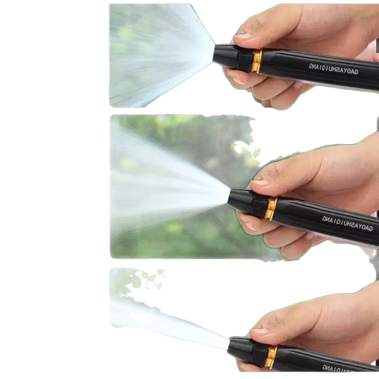 Household High-Pressure Water Gun Head for Car Washing, Adjustable Nozzle for Garden Watering, Powerful Water Spray Artifact, Courtyard Cleaner