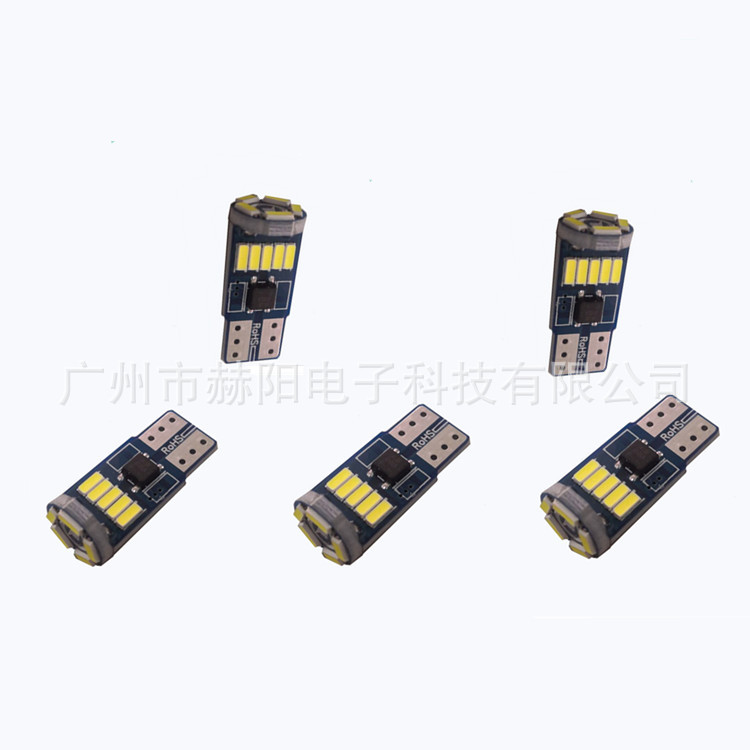Популярная лампа указателя ширины T10, светодиодная лампа 401415smd canbus для номерного знака