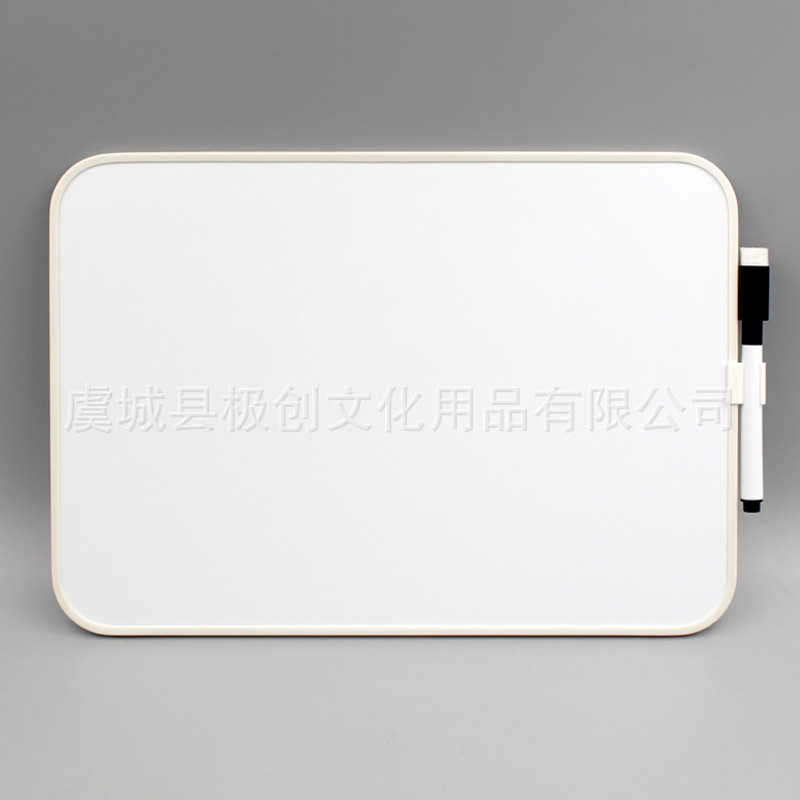 Double-Sided Metal Small Whiteboard Office Home Teaching Desktop Display Board Portable Children's Student Handwriting Board Blackboard