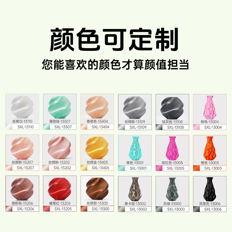 Hot selling PLA silk masterbatch manufacturers 3D printing consumables masterbatch silk masterbatch with strong coloring power and high compatibility