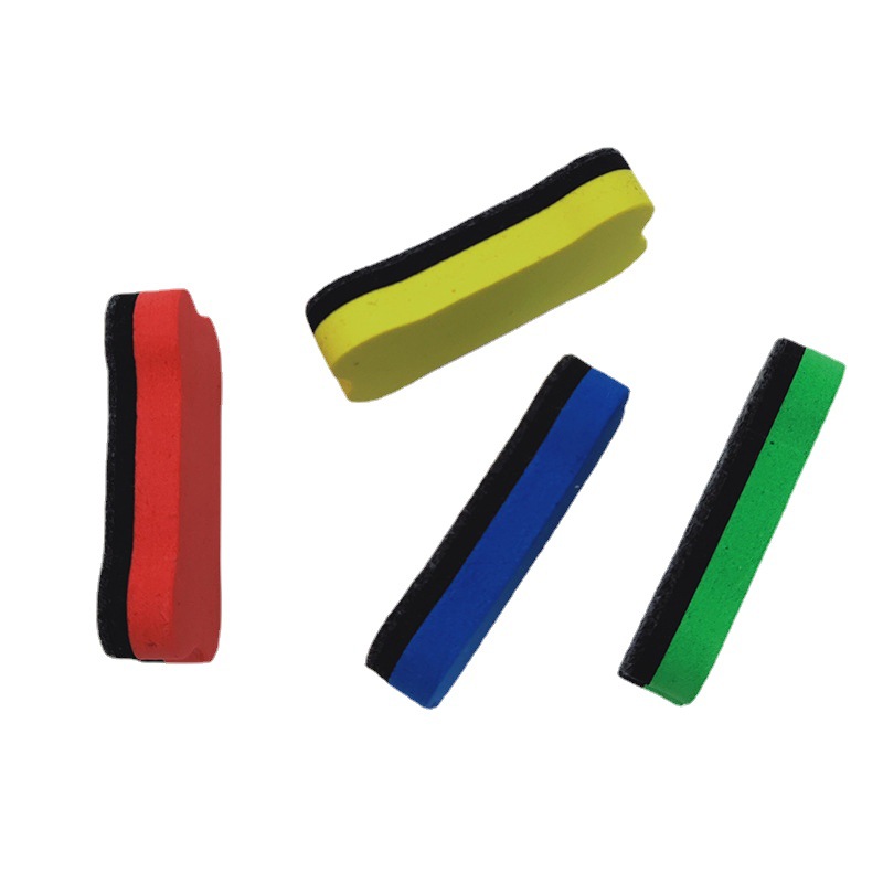 Factory wholesale whiteboard eraser magnetic eva felt cloth eraser 7*4*1.5 small size bone children's eraser cross-border