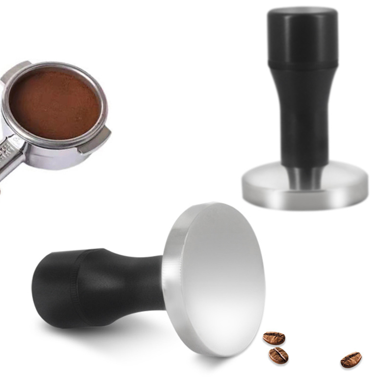 Stainless Steel Coffee Tamper with Loose Powder Needle, Two-In-One Coffee Machine Leveler, Manual Powder Distributor