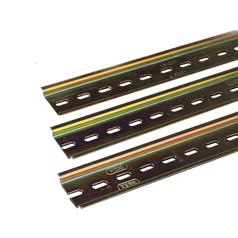 C45 steel guide rail U-shaped card rail 35*6.5 DZ47 empty circuit breaker contactor terminal installation rail