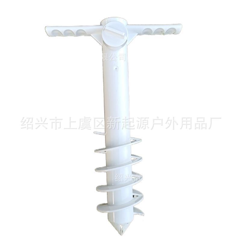 Spot cross-border three-helix five-helix plastic ground umbrella hook set beach umbrella anchor hook can be used for hair