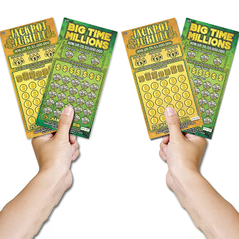 Variable Data Anti-Counterfeiting Scratch Card Customized Award Card Lucky Scratch Lottery Lottery Customized Printing Coated Lottery Card