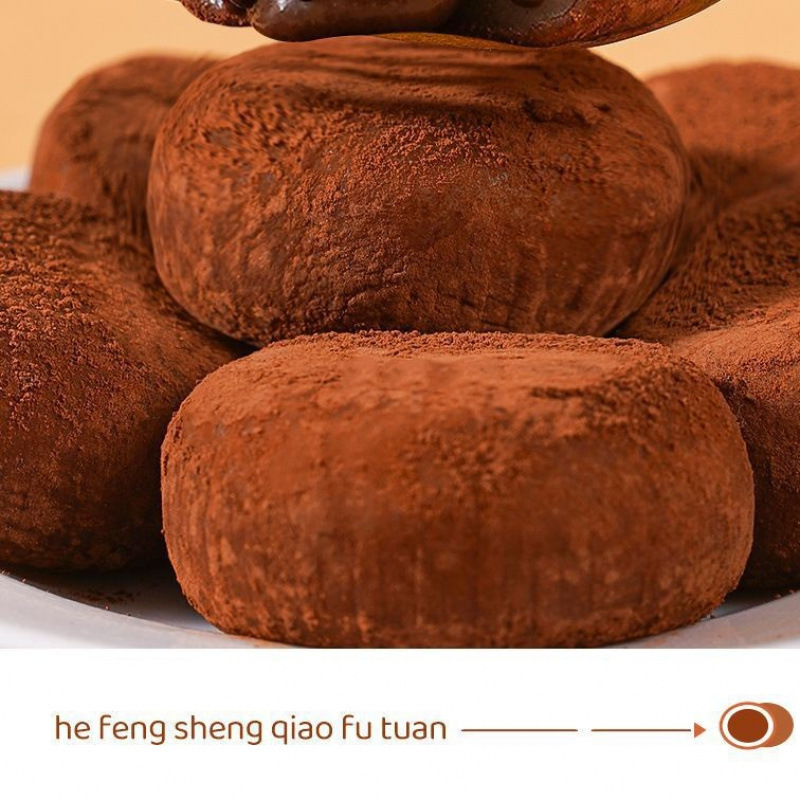 Fujin Duo Japanese-Style Chocolate-Filled Mochi with Matcha and Glutinous Rice Filling