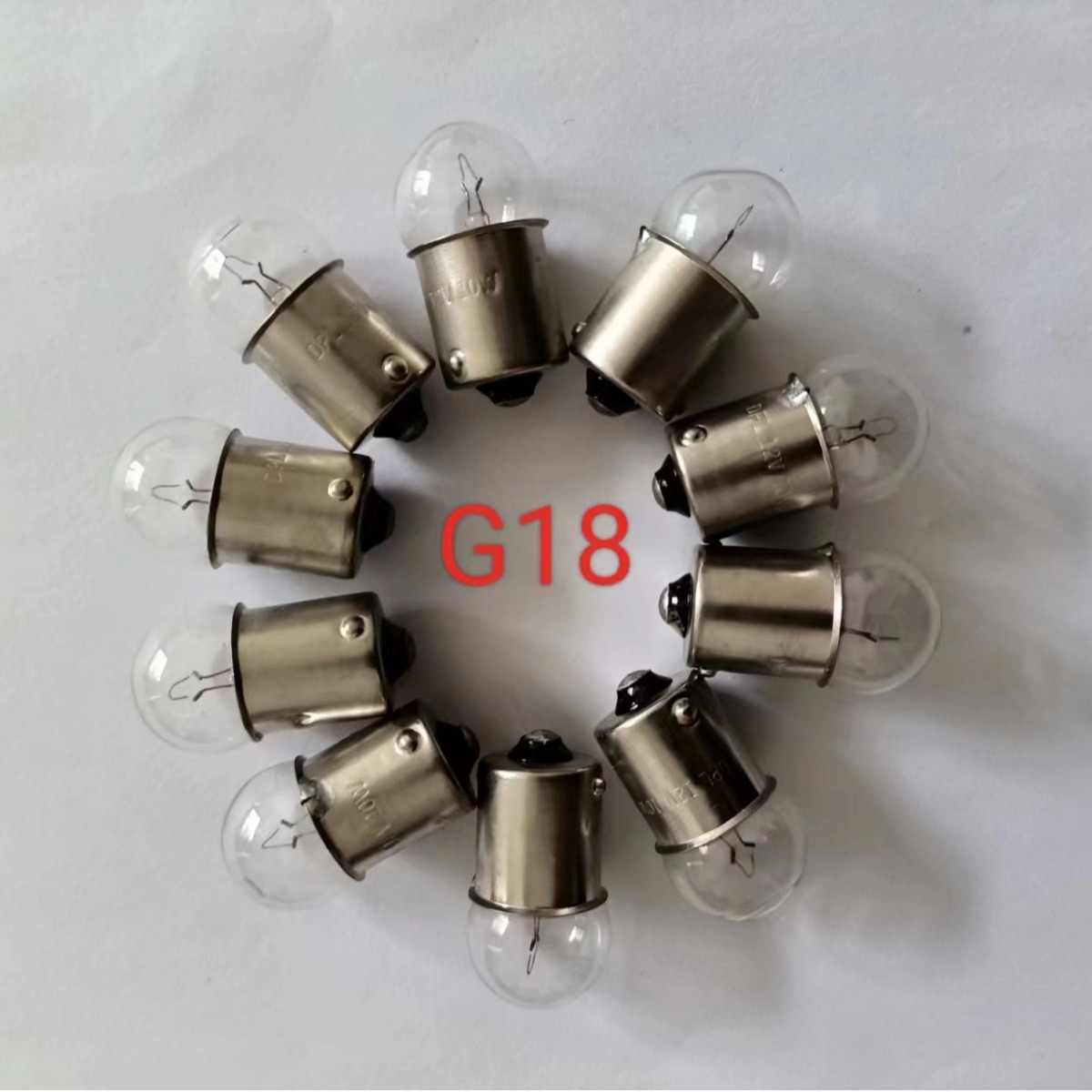 лампочка G18 маленькие электрические бусины 12V10W