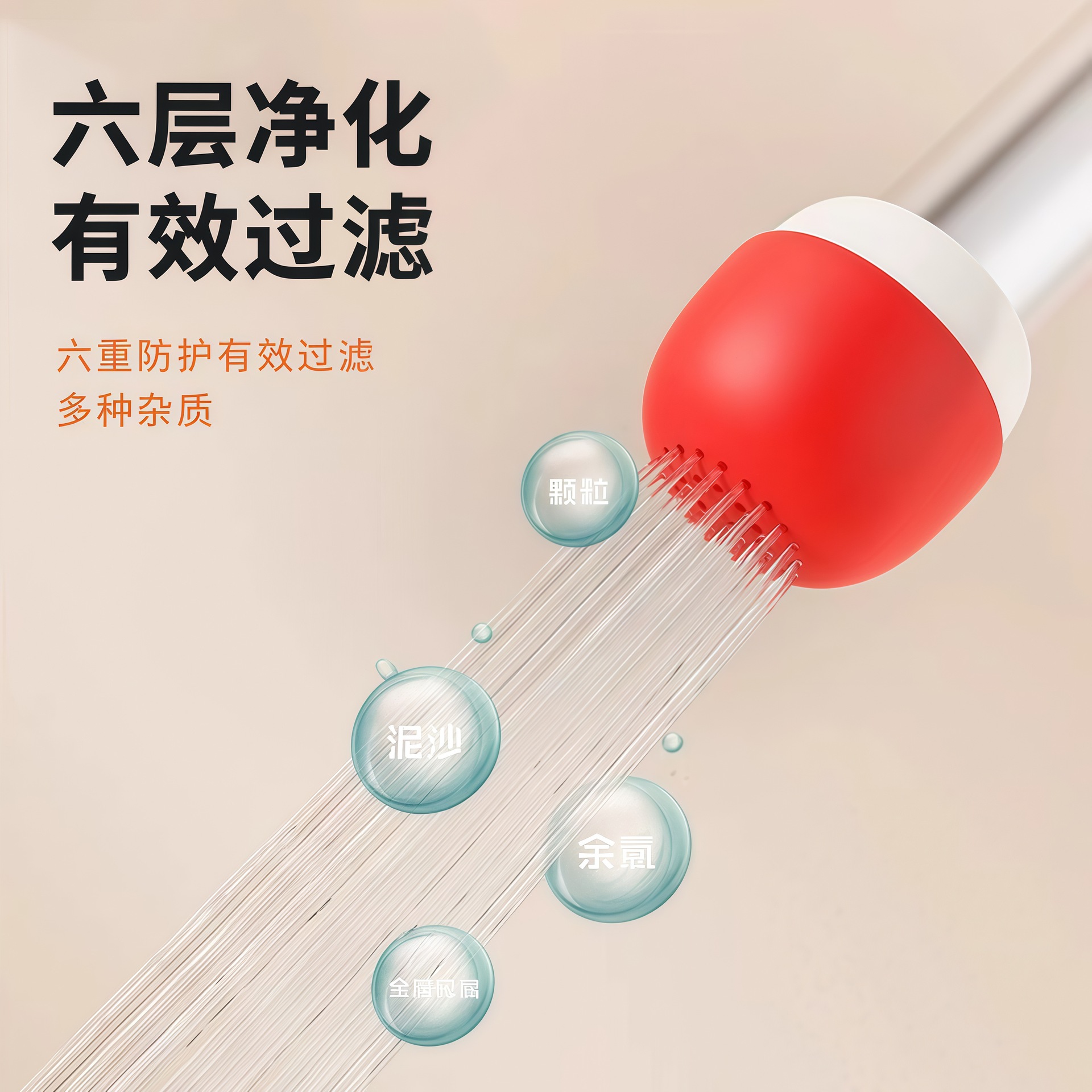Mushroom Head Faucet Filter Travel Hotel Faucet Filter Portable Small Volume Filter Water Quality Improvement God