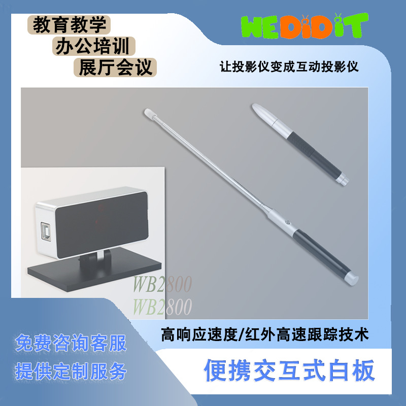 Портативная электронная доска для мультимедийного обучения в классе, инфракрасный сенсорный экран, интерактивная высококачественная доска