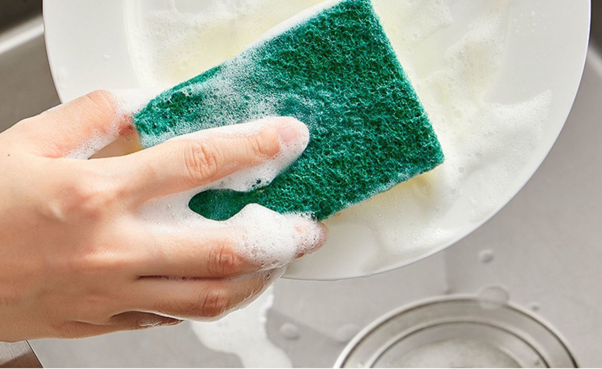 Кухонная губка для мытья посуды, щетка для чистки, магическая нано-щетка, двусторонняя губка для мытья посуды