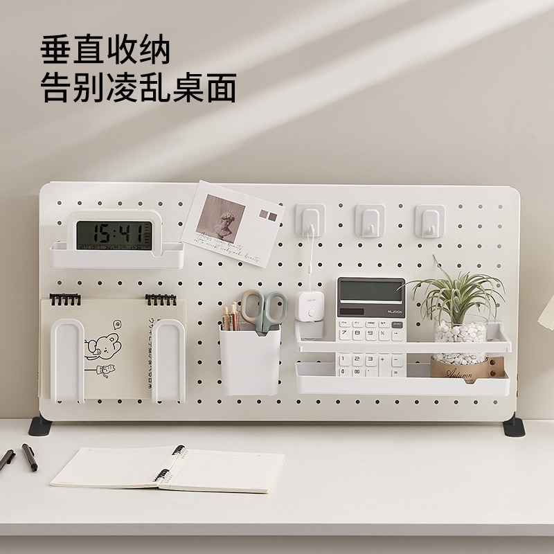 Оптовая настольная перфорированная доска для хранения без пробивки и вертикальная перегородка для компьютерного стола