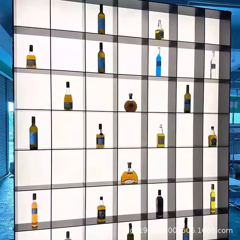 Acrylic light guide plate atmosphere led light emitting lamp side light source wine cabinet background board cabinet display light emitting back plate