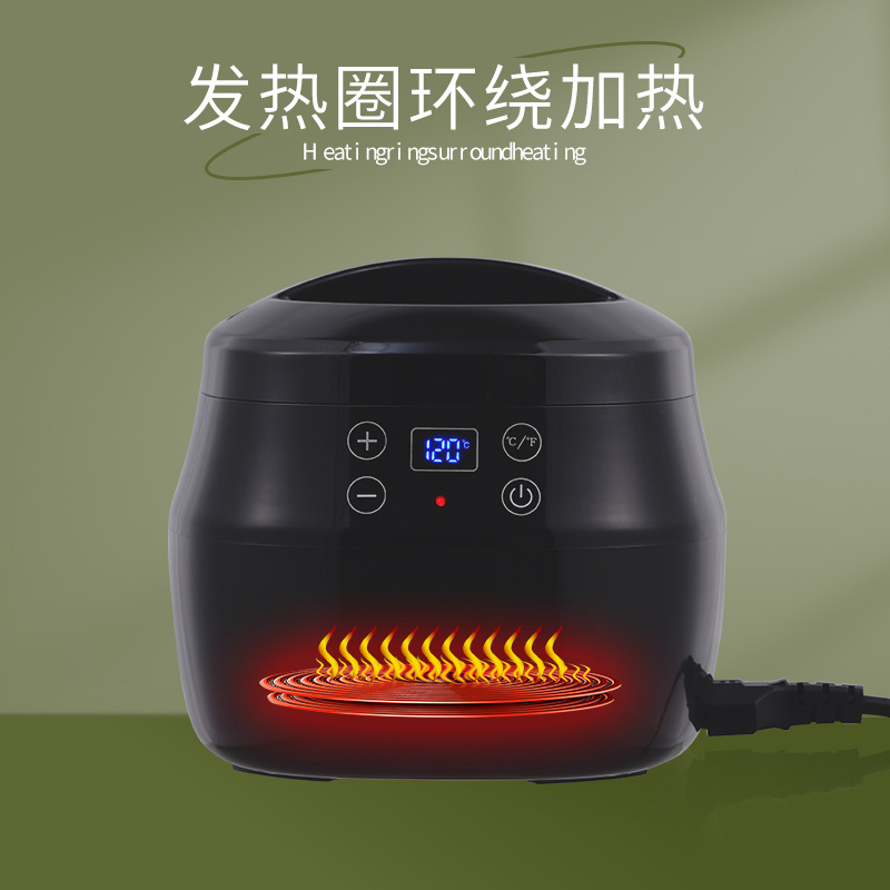 Cross-Border Hot-Selling Smart Wax Therapy Hair Removal Machine Large Capacity Beeswax Hair Removal + Candle Making Beauty Multi-Function