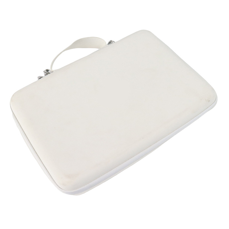 Portable iPad Satchel Tablet Eva Cosmetics Bag White Large Size Hard Shell Tablet Storage Box