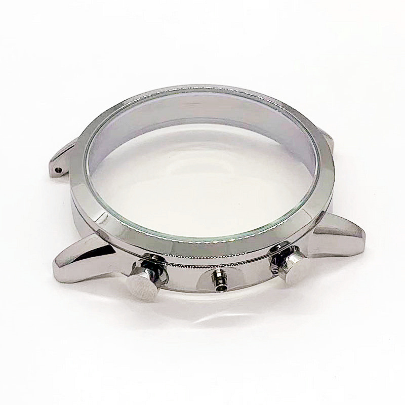 Clock Accessories Stainless Steel Case Adapted to Movement Watch Zinc Alloy Case Electroplating Tpu All-Inclusive Protection Manufacturer Customization