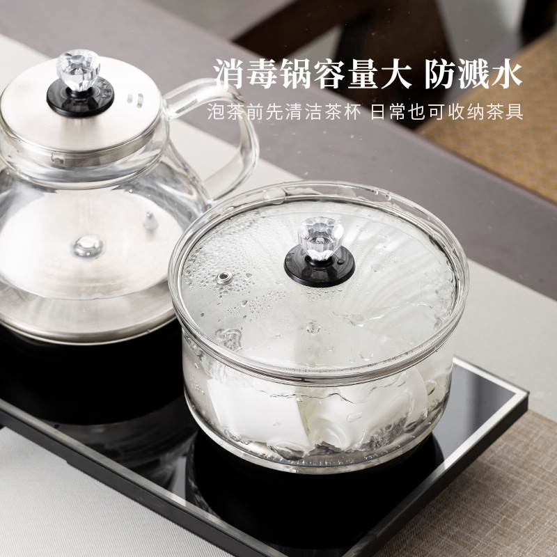 Intelligent Automatic Bottom Water Electric Kettle Tea Table Tea Table Integrated Household Tea Cooking Tongs for Dual Use