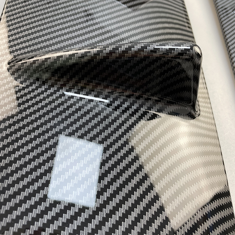 Automobile universal rear bumper shark fin rear spoiler shark fin chassis deflector carbon fiber deflector