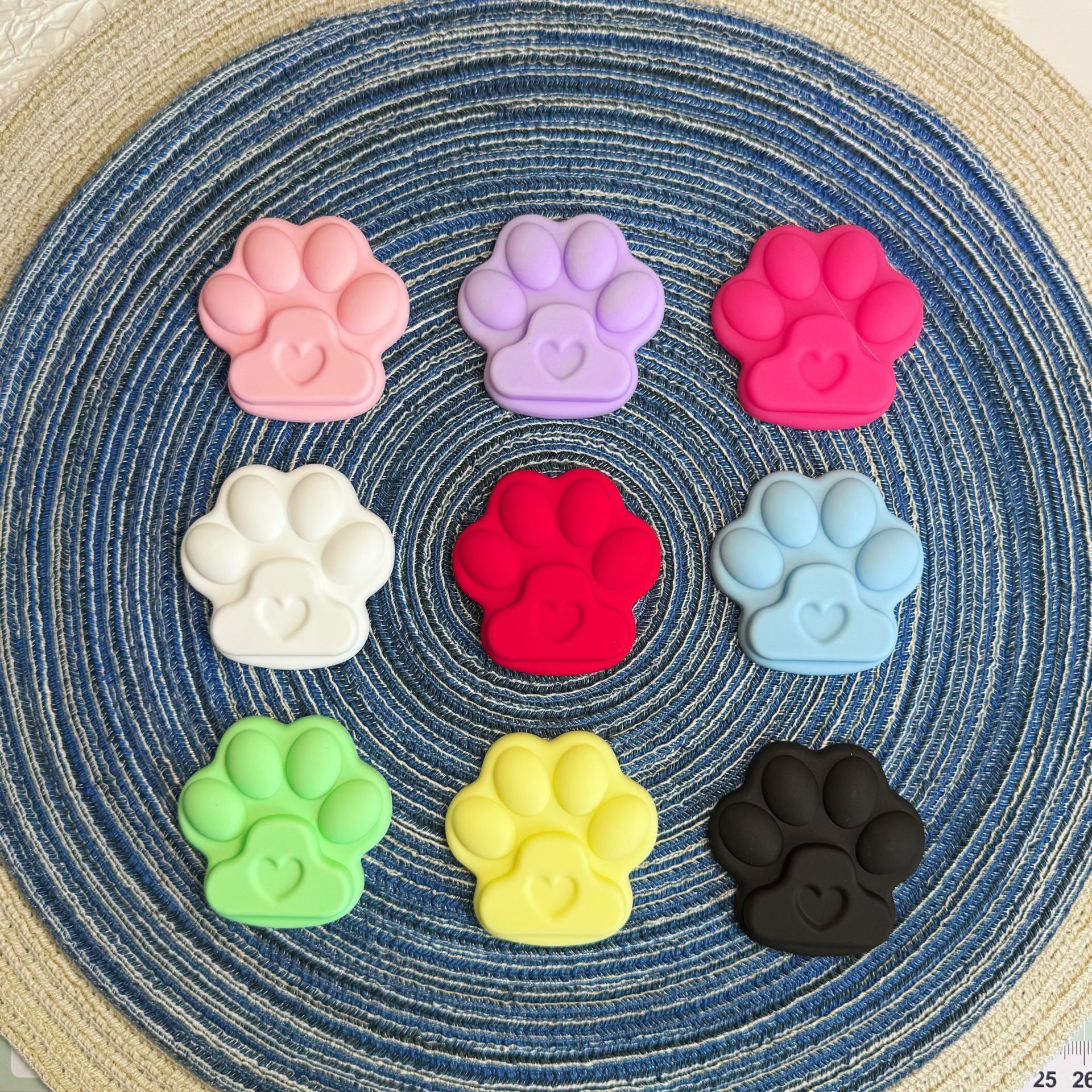 ПВХ мягкие силиконовые мультяшные милые толстые когти кошки большие когти для дома DIY аксессуары подставка для мобильного телефона ювелирные изделия