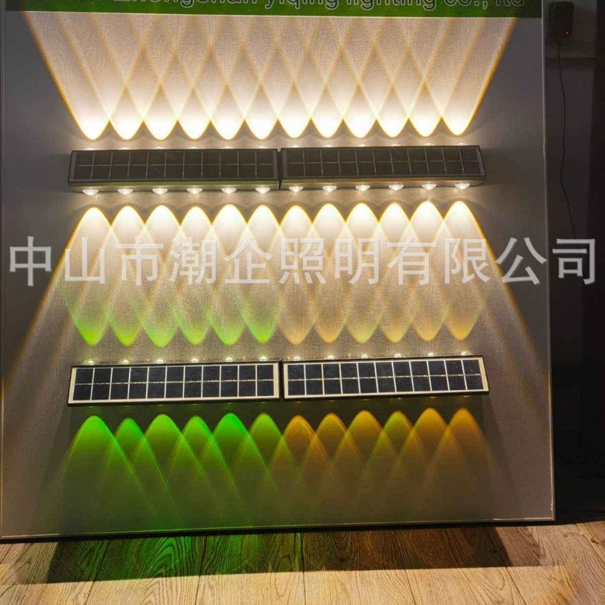 Cross-Border Solar Wall Lamp Led up and down Light Without Wiring Outdoor Waterproof Courtyard Garden Simple Wall Washer