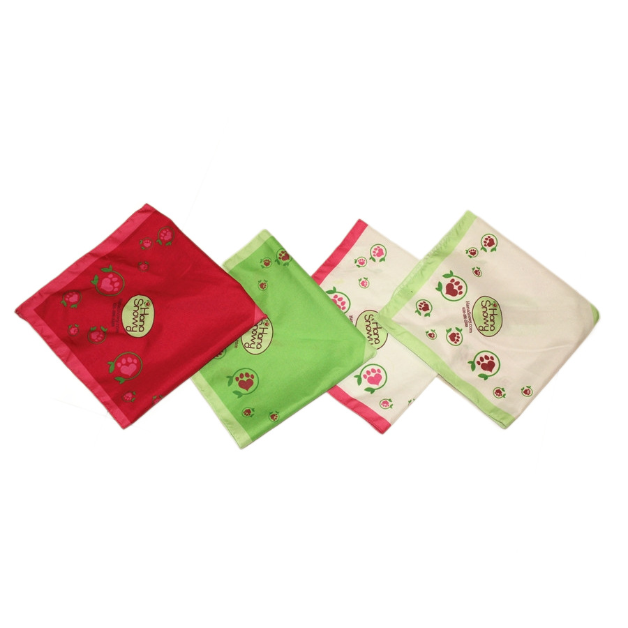 Manufacturer Customized Polyester Triangle Scarf Pet Headscarf Thickeneded Polyester Triangle Headscarf