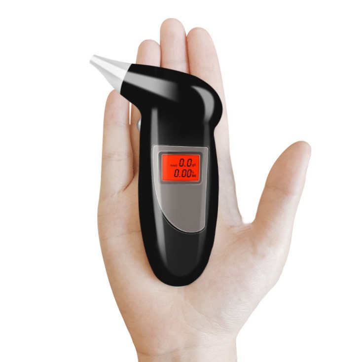 Alcohol Tester, Blow-Type Safety Drunk Driving Tester, Car-Mounted Drunk Driving Detector, Italian