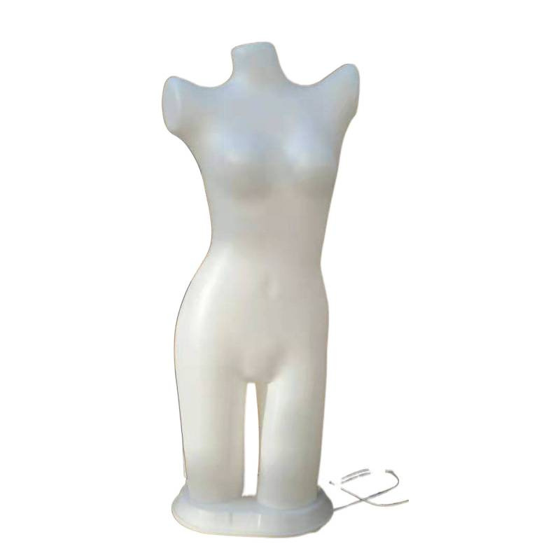 Full-Body Model with Light-Emitting Underwear and Underwear Display Props, Body Shaping Garments, Body Model