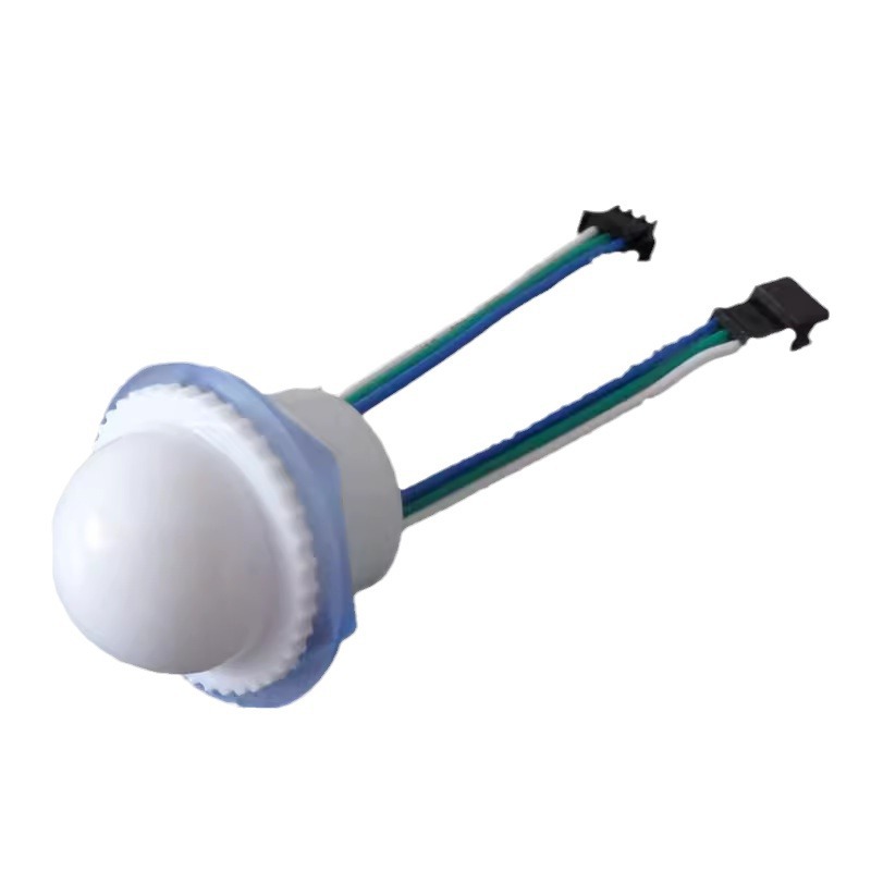 D26Mm Full-Color Light Source Decorative Lighting Marquee Bumper Car Entertainment Lamp Equipment Lamp Pixel Lamp Mushroom Lamp