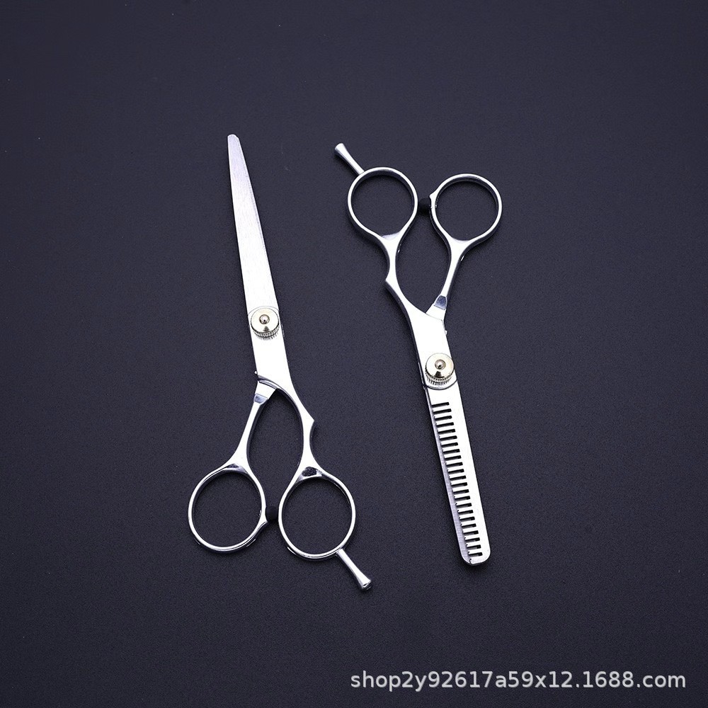 Заводская поставка разделительных ножниц 5.5 дюймов, зубчатые ножницы 6 дюймов, ножницы для парикмахерских, ножницы из нержавеющей стали, плоские ножницы