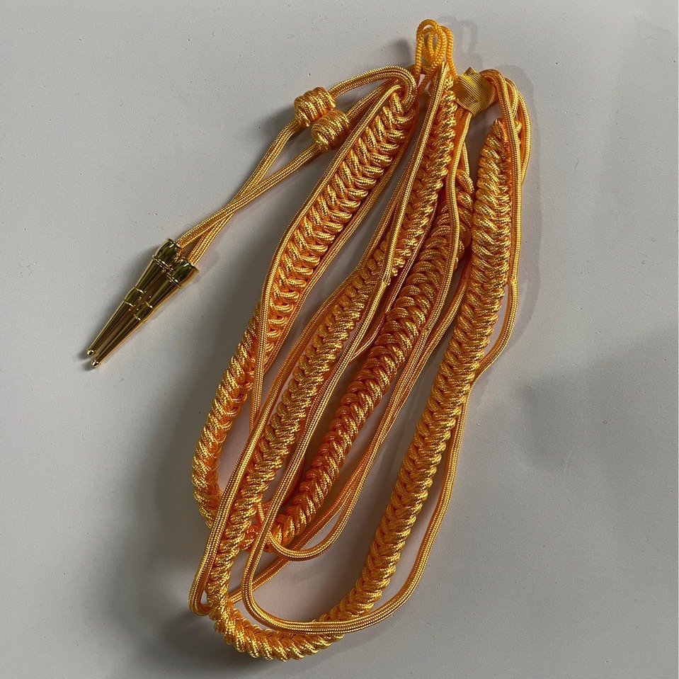 Золотая и серебряная проволока, военный нарядный лента, духовный пояс, кистевой пояс, металлическая медная лента