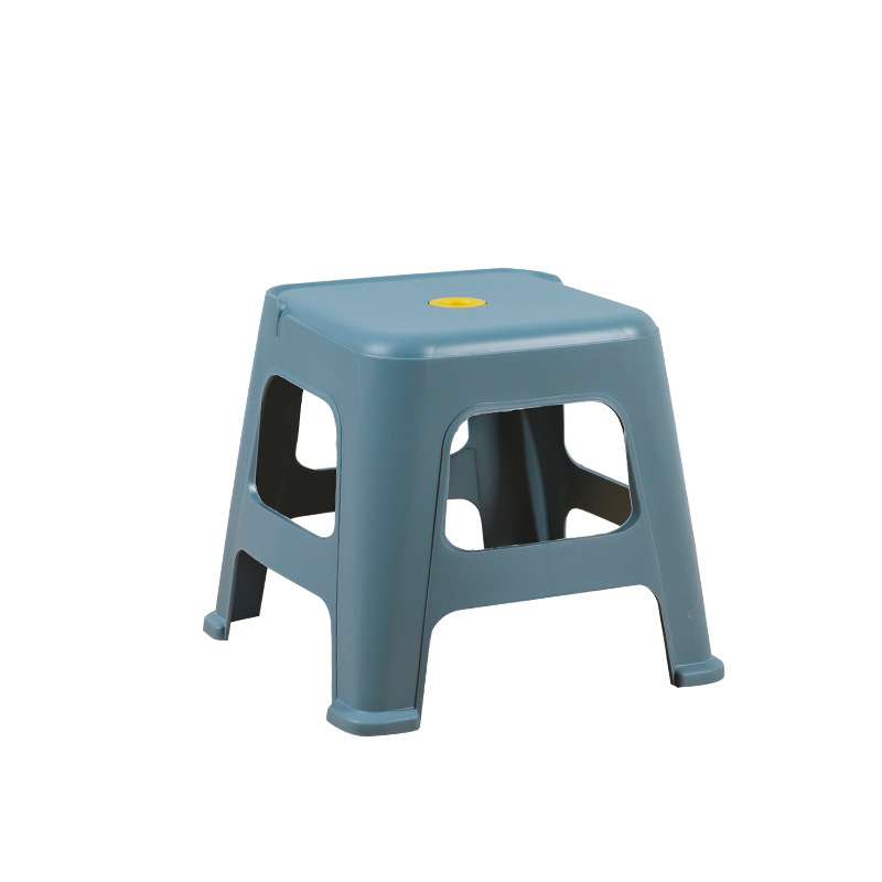 Manufacturer's Ready-Made Plastic Stools, Thickened Small Low Stools, Bathroom Shoe-Changing Benches, Thickened Adult Square Stools, Household Small Stools