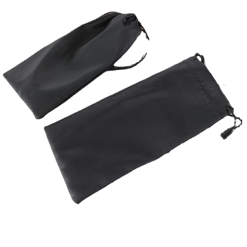 Factory spot Wholesale Sunglasses Black composite cloth mirror bag solid color drawstring storage bag waterproof bag glasses bag