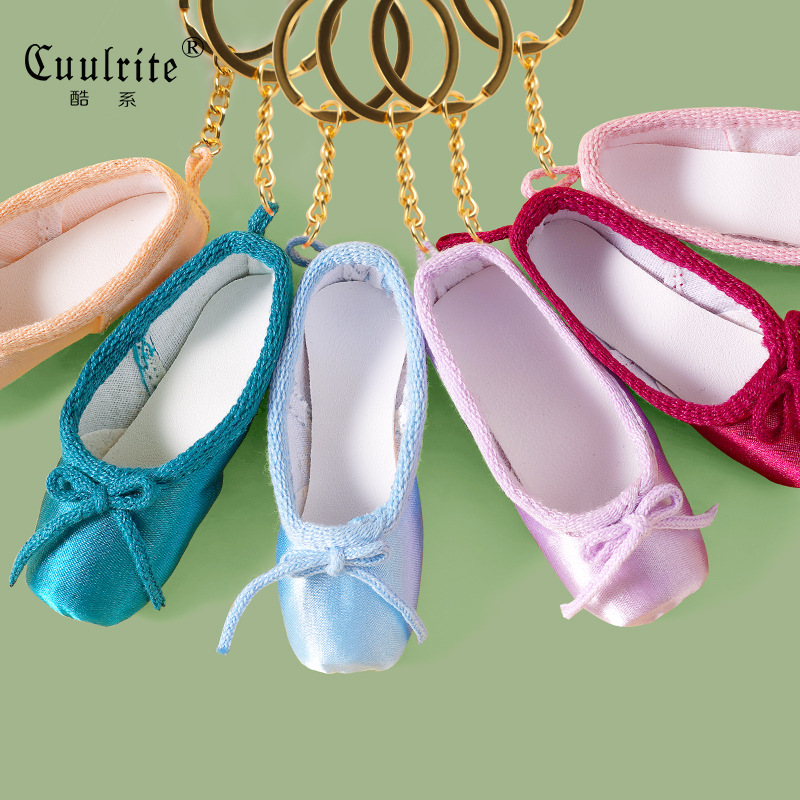 Оптовая продажа мини пуантов для балета аксессуары женский милый брелок для сумки подвеска ручная работа