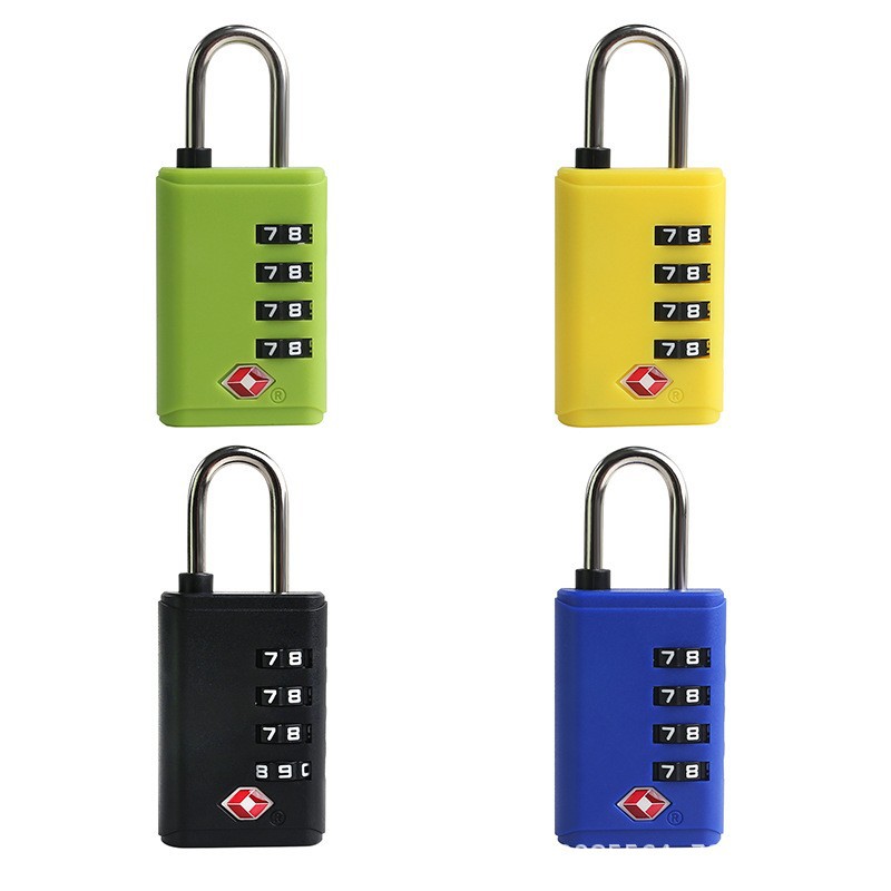 Многоцветный замок TSA, комбинационный замок, 4-значный кодовый замок
