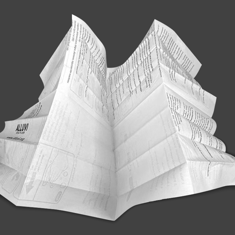 45克定制超薄纸 中英文产品说明书印刷灵活排版定做外贸专供