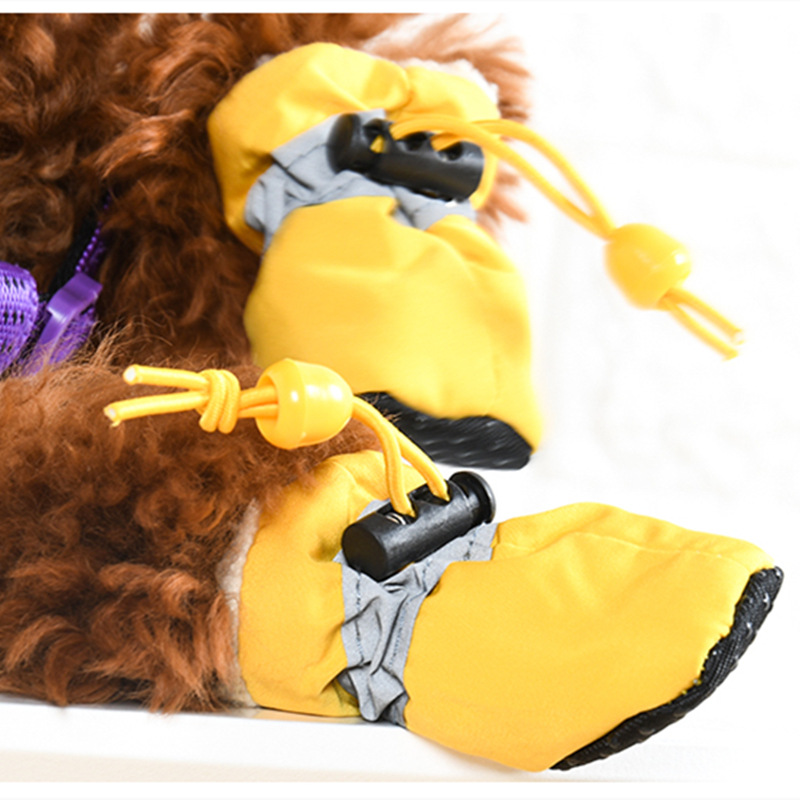 Pet Dog Soft Bottom Rain Shoes Teddy Beaumi VIP Bixie Soft Bottom Rain Shoes Boots Dog Foot Cover Waterproof Pet Shoes