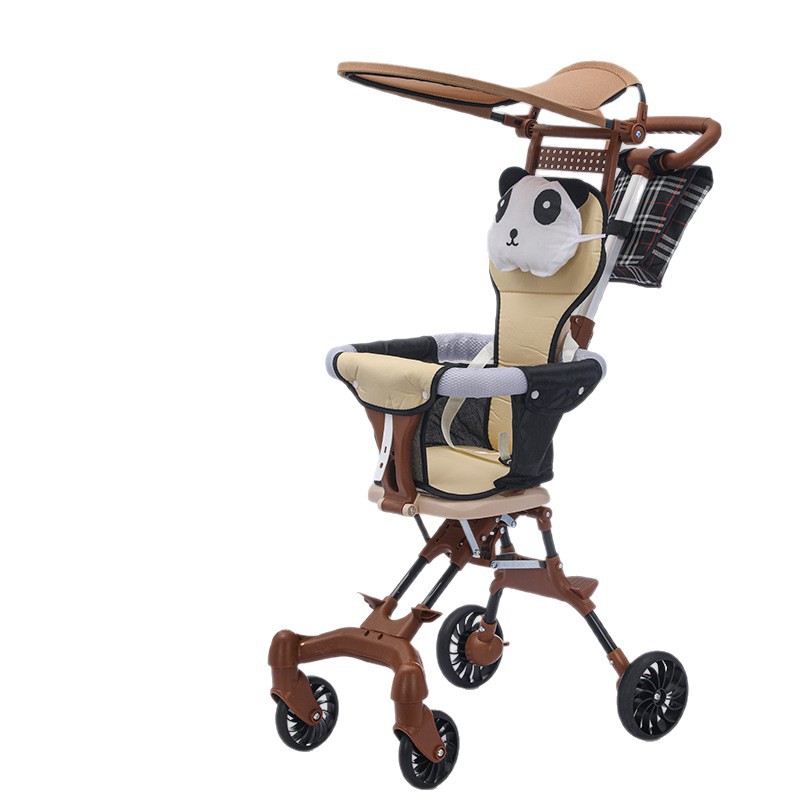 Wholesale Children's Stroller, One-Click Folding, Lightweight, Large Four-Wheel Baby Travel Pocket Stroller