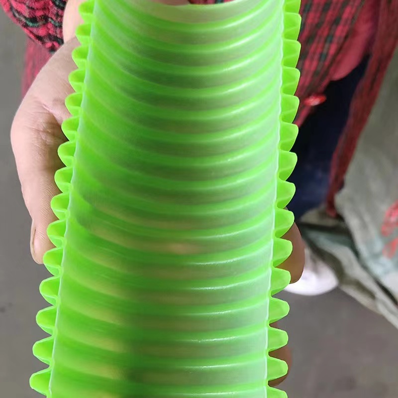 Pe Fresh Air Duct System Double-Wall Corrugated Pipe Indoor Auxiliary Material Air Conditioning Exhaust Pe Ventilation Hose 75 Environmentally Friendly