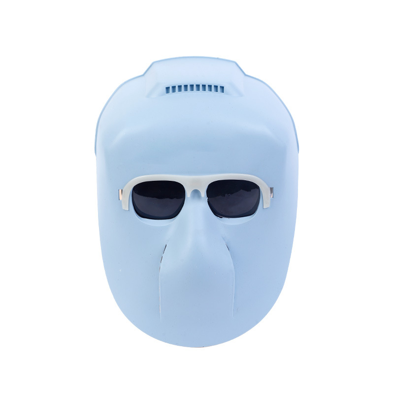 New Type of Welding Mask, Anti-Baking Face, Ghost Face Protective Mask, Full Face Protection, Lightweight Glass Lens for Welders