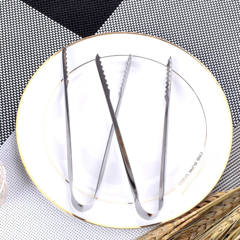 Factory wholesale wholesale stainless steel bread clip simple lightweight compact ice clip kitchen tools multifunctional food clip