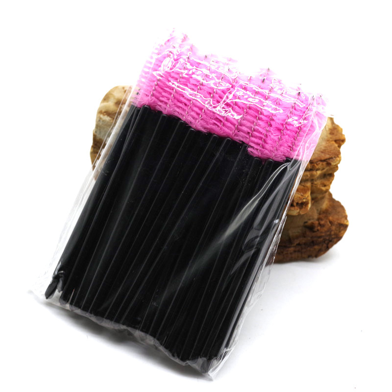 Wholesale Grafting Eyelash Brush Solid Rod Portable Makeup Brush Nylon Eyelash Brush Eyebrow Brush Makeup Brush Tool